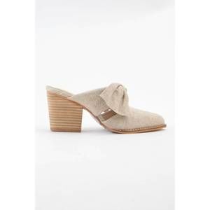 NEW CCOCCI women's keira mules in beige